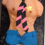 Erotic Baking Hartford Connecticut-Erotic-sheriff-torso-with-chubby-in-his-paints-stripped-tie-adult-cake