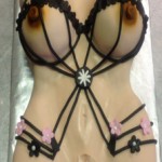 Stripped-down-black-string-negligee-clean-snatch-sexed-torso-cake