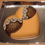 Erotic Baking Hartford Connecticut-Brown-lace-heart-shaped-Boobies-made-to-eat