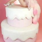 Pink-shiffon-Las-Vegas-show-girl-popout-Icing-dripping-cake-37