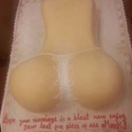 Fancy-white-lace-piece-of-tail-sexy-cake 